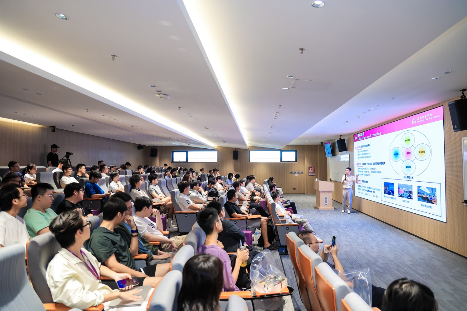 Deep Sight participants attending an orientation session
